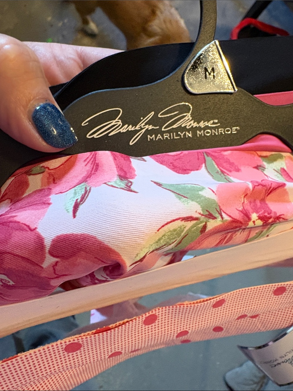 Marilyn Monroe Pink Floral & Polka Dot 5-Pack Cheeky Panties - Picture 9 of 11